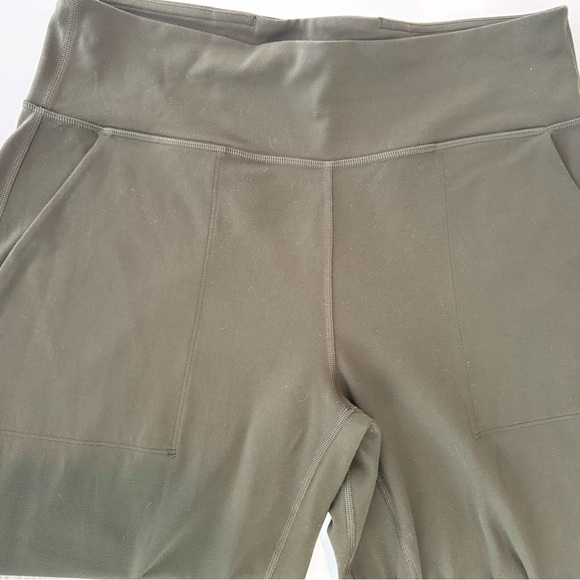 Lululemon align jogger, 28 inch, sz 10, dark olive, god used condition. - Picture 6 of 9